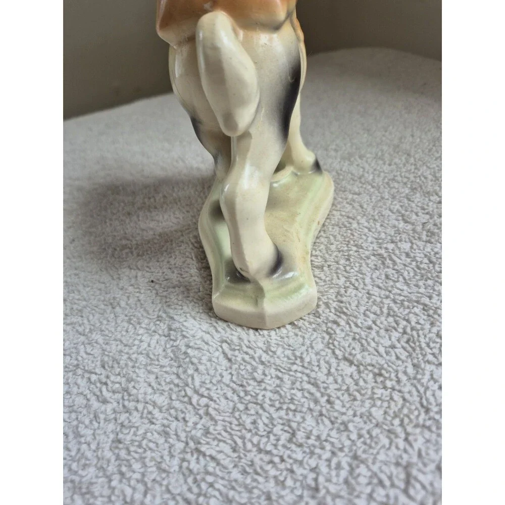 Vintage Ceramic Donkey Burro Planter Figurine MCM Kitsch Pottery Japan Style